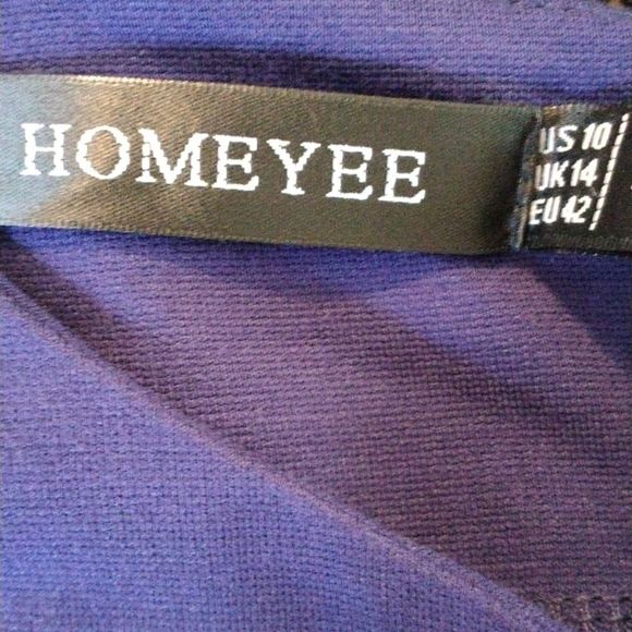 Homeyee Solid and Floral Dress - Picture 7 of 10